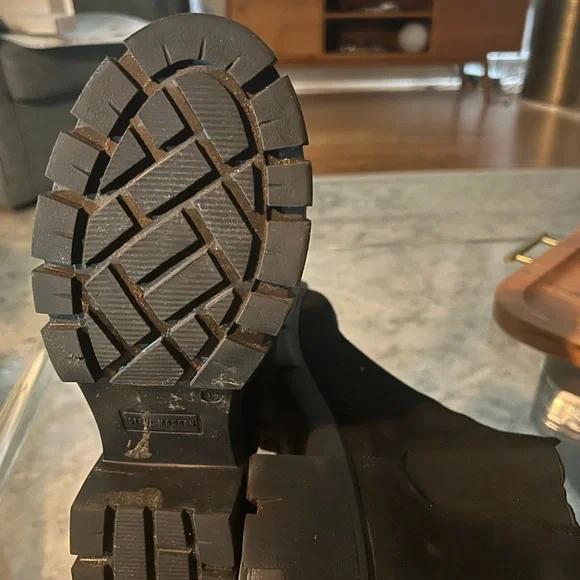 Steve Madden Women's Black Suede Ankle Boot - Picture 4 of 5